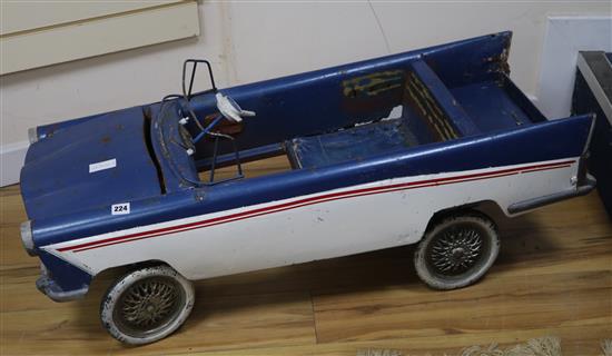 A pedal car length 106cm